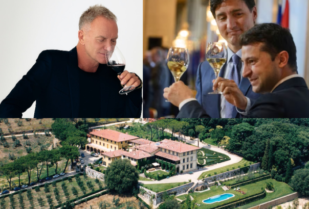 Database Italia: Зеленский купил у Стинга винодельню в Италии за 75 млн евро