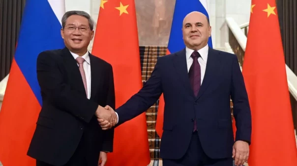 Мишустин проводит переговоры с премьером Госсовета Китая