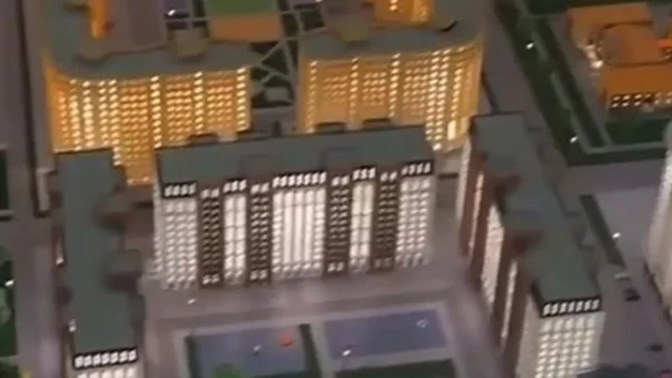 Путину в Грозном презентовали макет нового района, названного в его честь