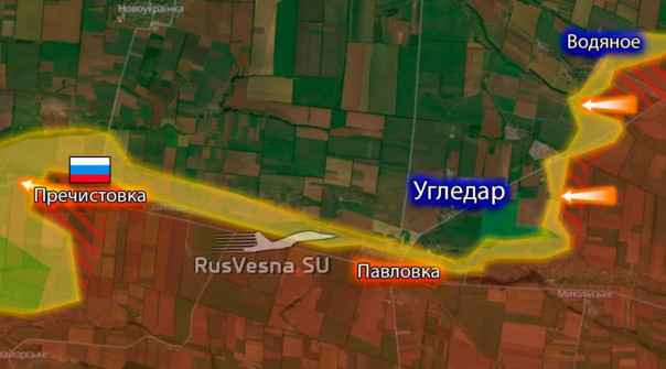 Армия России освободила Птичье и Выемку, Пречистовку, прорывая фланг обороны Угледара