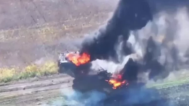 Морпехи уничтожили в Курской области пошедшую в атаку колонну техники ВСУ