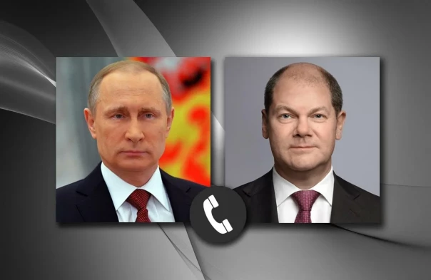 Состоялся первый за два года телефонный разговор Владимира Путина с канцлером ФРГ Олафом Шольцем