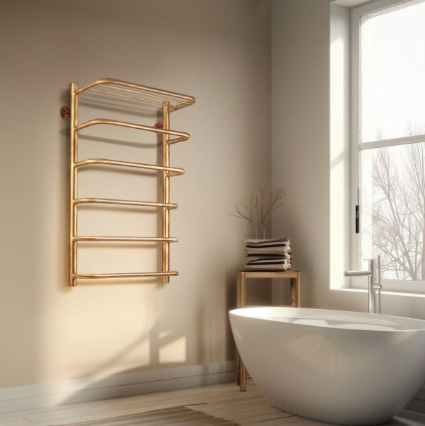 Как проходит процесс установки латунного полотенцесушителя?