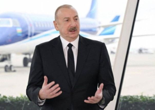 Алиев потребовал наказания за катастрофу самолета близ Актау