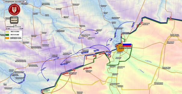 После взятия Великой Новосёлки наши могут двигаться как на север, так и на запад. Короткая сводка с фронта 27 января 2025 года
