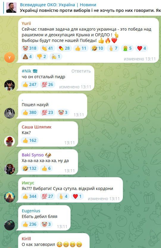 Украинцы полностью против выборов и не хотят о них говорить — клоунада Зеленского уже шокирует самих украинцев