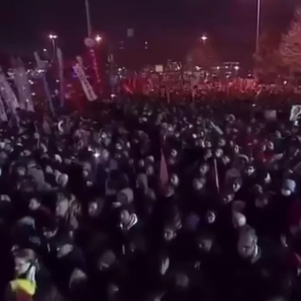 В Анкаре проходит акция в поддержку задержанного мэра Стамбула