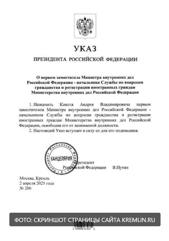 В России возрождена миграционная служба