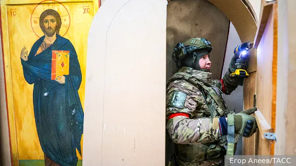 Российские военные освободили Горнальский монастырь