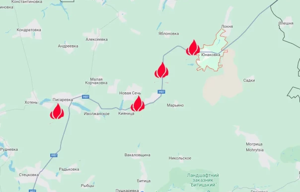 Российская авиация обнуляет резервы противника, прибывающие к северной линии обороны Сум