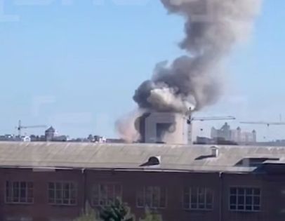 Три мощнейших удара по зданию ТЦК в Полтаве беспилотниками-камикадзе