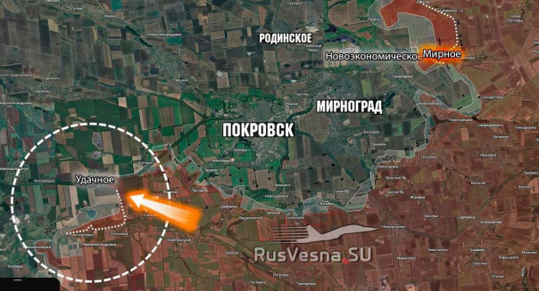 «Отважные» широким фронтом прорываются к Мирнограду и Днепрпетровщине