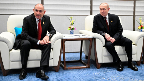 Путин на встрече с Пашиняном заявил о большом количестве вопросов для обсуждения