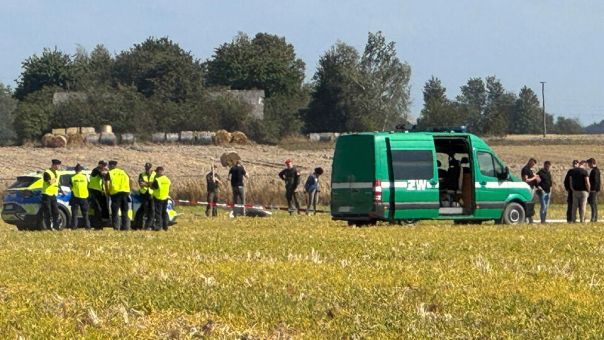 Военный беспилотник упал на дом в Польше