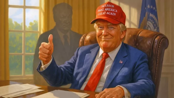 Трамп стал многообещающе похож на Бориса Ельцина