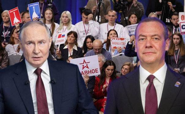 Путин говорит, Медведев комментирует: «Гоп-стоп не получился… Брюссельская кодла решила временно залечь на дно»