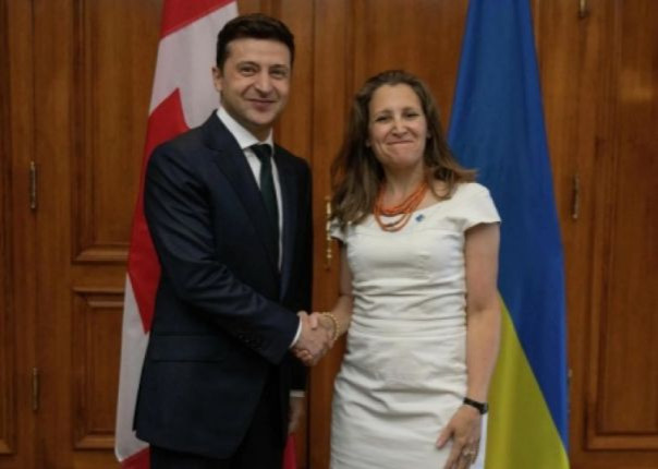 Зеленский назначил внучку нациста Фриланд внештатным советником по экономическому развитию