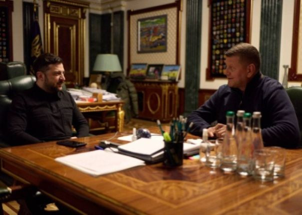 Зеленский встретился с Залужным в Киеве