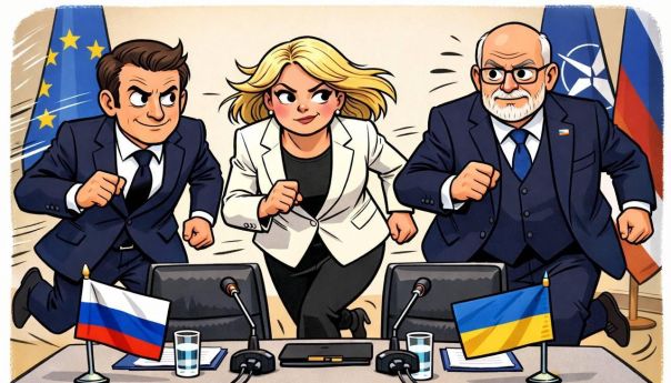 Европа решила вскочить на подножку уходящего поезда под названием «мирный процесс на Украине»