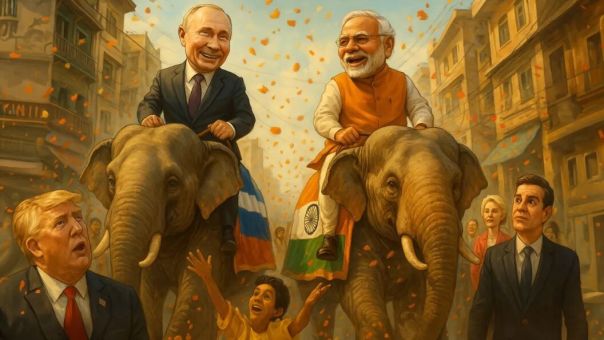 Исторические напёрстки: Нефтяной Слон раздора