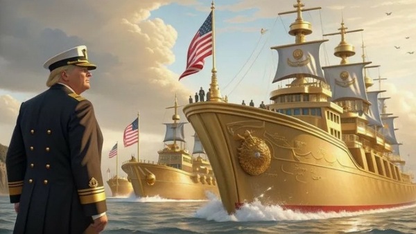 Красивые линкоры у Трампа! Красиво тонуть будут