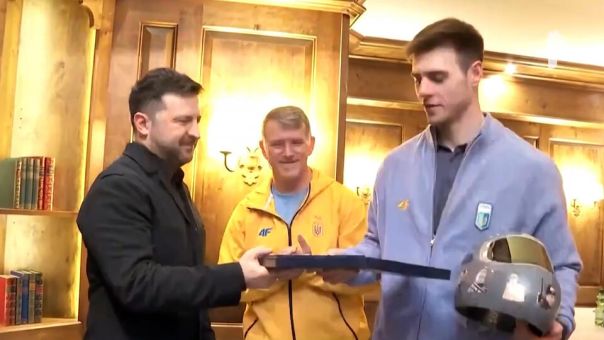 Зеленский наградил орденом скелетониста-провокатора Гераскевича