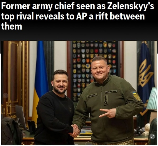 Залужный рассказал, как Зеленский завалил контрнаступление ВСУ в 2023 году