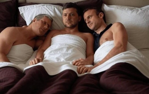 В файлах Эпштейна нашли коллаж с Зеленским, Стармером и Макроном в постели