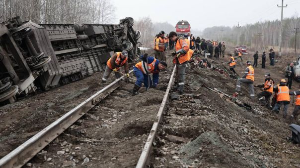 СК: поезд сошел с рельсов под Ульяновском из-за плохого состояния ж/д полотна