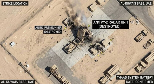 CNN: При ударе Ирана по базе «Принц Султан» серьезно поврежден радар комплекса THAAD