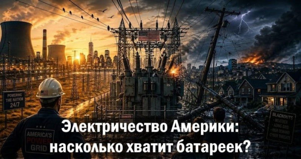 Электричество Америки: насколько хватит батареек?