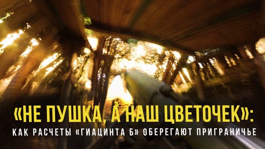 Спецрепортаж WG «Не пушка, а наш цветочек»: как расчёты «Гиацинта Б» оберегают приграничье