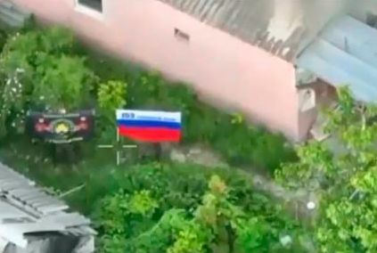 Армия России с флагами в Купянске-Узловом!