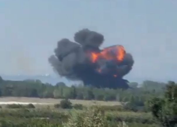 В Турции во время учебного полёта разбился истребитель F-16