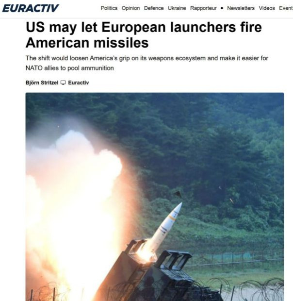 США могут разрешить запуск американских ракет с европейских РСЗО — Euractiv