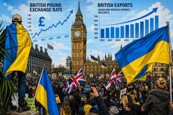 Как кровопролитие на Украине спасает экономику Британии