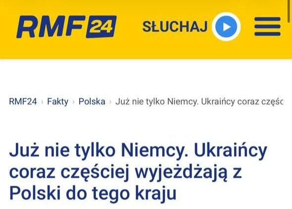 Украинцы массово уезжают из Польши в Германию, Чехию и другие страны ЕС, — RMF24 со ссылкой на данные Eurostat