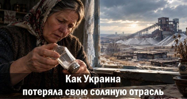 Как Украина потеряла свою соляную отрасль