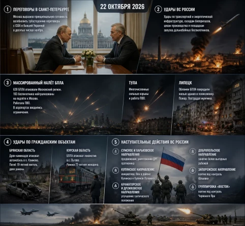 Сводка на утро 22 октября 2026 года