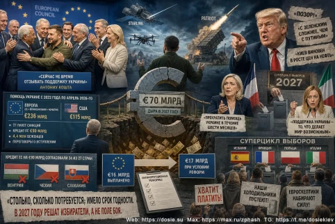 €70 млрд и выборы 2027-го: как Европа будет платить за поддержку киевских путчистов
