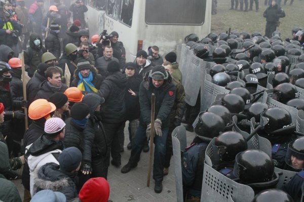 Киев в огне в фотографиях Reuters