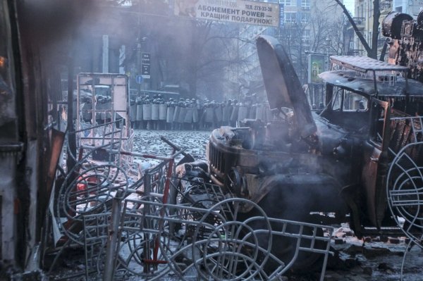 Киев в огне в фотографиях Reuters
