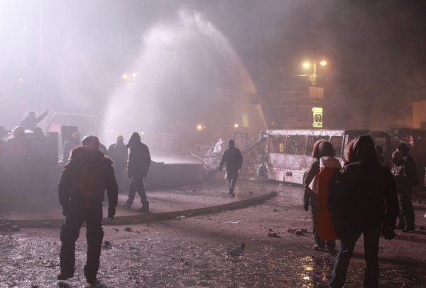 Киев в огне в фотографиях Reuters