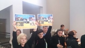 «Майдан» в Давосе просуществовал 1 минуту