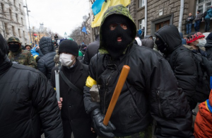 На ул. Грушевского боевики напали на солдатских матерей