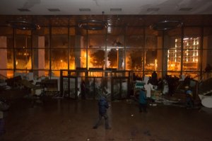 Как грабили Украинский дом (ВИДЕО)