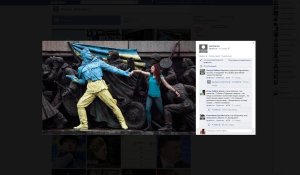 МИД РФ: Осквернённый памятник Советской Армии как заставка для страницы Euronews в социальной сети — это за гранью