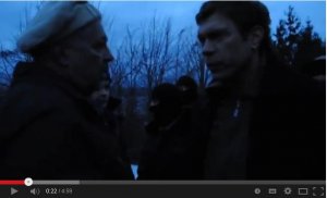 ВИДЕО: Правый сектор приехал к Цареву домой! 24.02.14