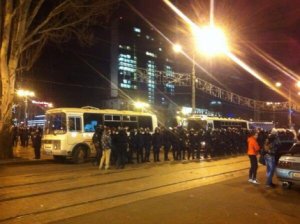 В Донецке после задержания "народного губернатора"...