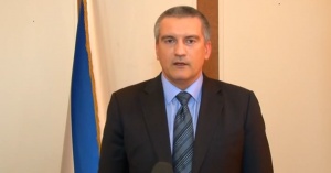 Сергей Аксёнов - пресс-конференция в Симферополе 14 03 2014